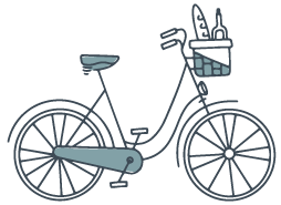 Illustration of bicyle